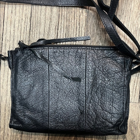 Black Leather Crossbody Bag - Picture 4 of 4